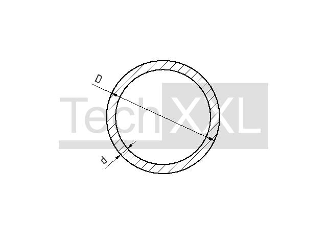 Rura okrągła D58x10 wie HH300RR154